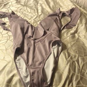 Sexy soft purple lined bathing suit by Victoria Secret!
